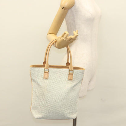 Celine Vintage Macadam Tote bag C Macadam Suede, WHITE, SUEDE, Tote bag