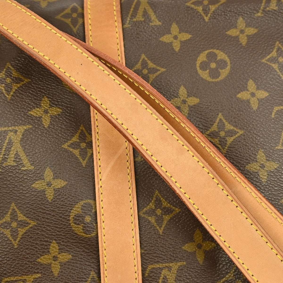 Louis Vuitton Flanerie Handbag Monogram Canvas, BROWN, CANVAS, Tote bag