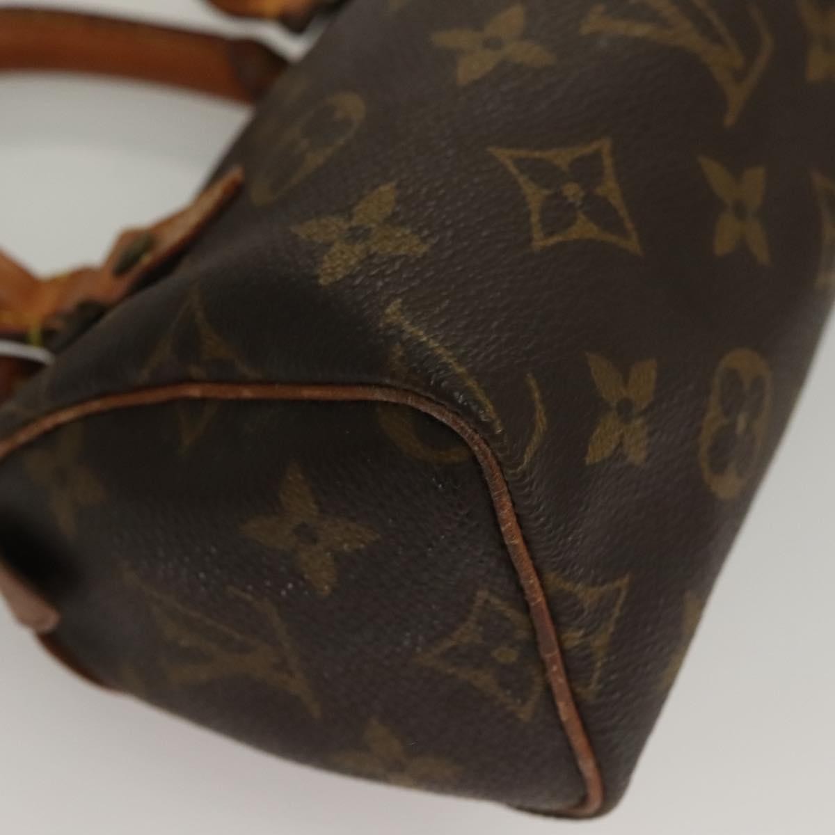 Louis Vuitton Speedy Mini HL Handbag Monogram Canvas, BROWN, CANVAS, Handbag
