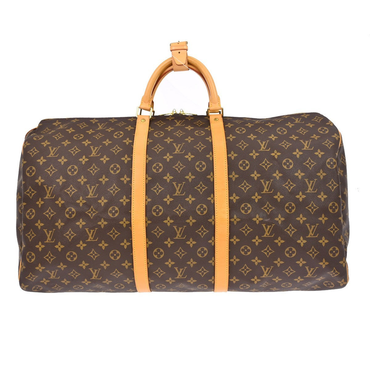 Louis Vuitton Keepall Bag Monogram Canvas, Brown, Canvas, Travel Bag