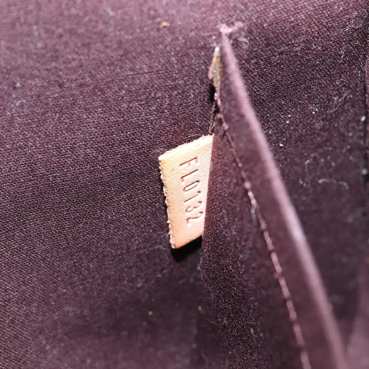 Louis Vuitton Bellflower Handbag Monogram Vernis, BURGUNDY, PATENT_LEATHER, Shoulder bag