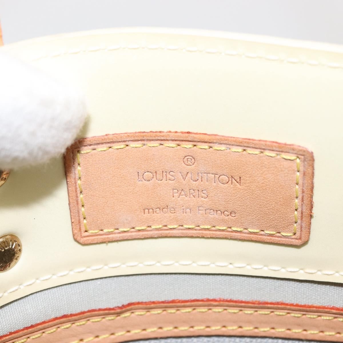 Louis Vuitton Reade Handbag Monogram Vernis, YELLOW, PATENT_LEATHER, Handbag