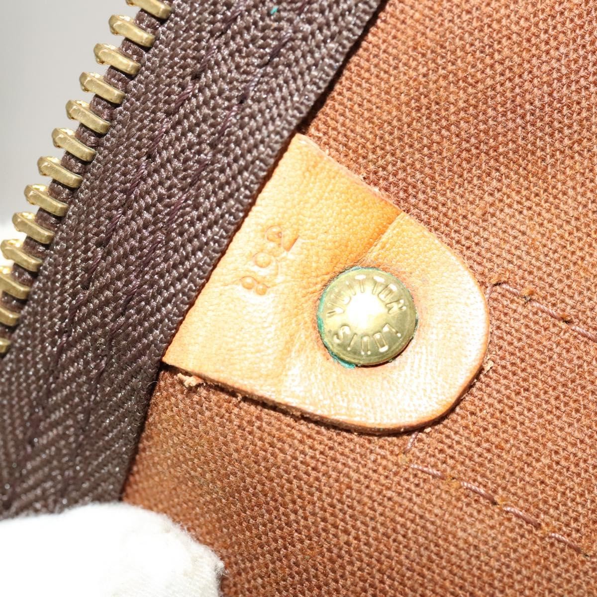 Louis Vuitton Keepall Bag Monogram Canvas, BROWN, CANVAS, Travel bag