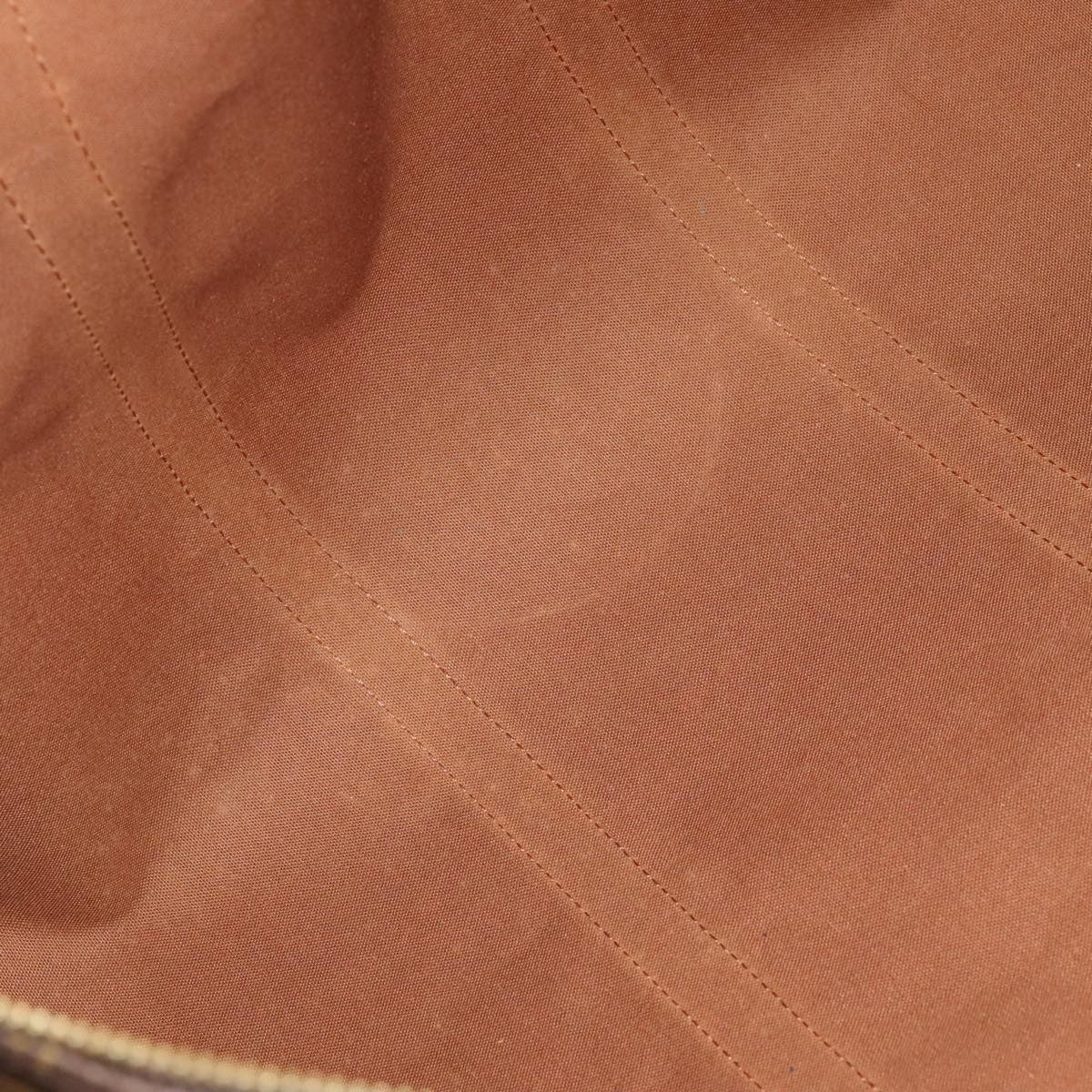 Louis Vuitton Keepall Bag Monogram Canvas, BROWN, CANVAS, Travel bag
