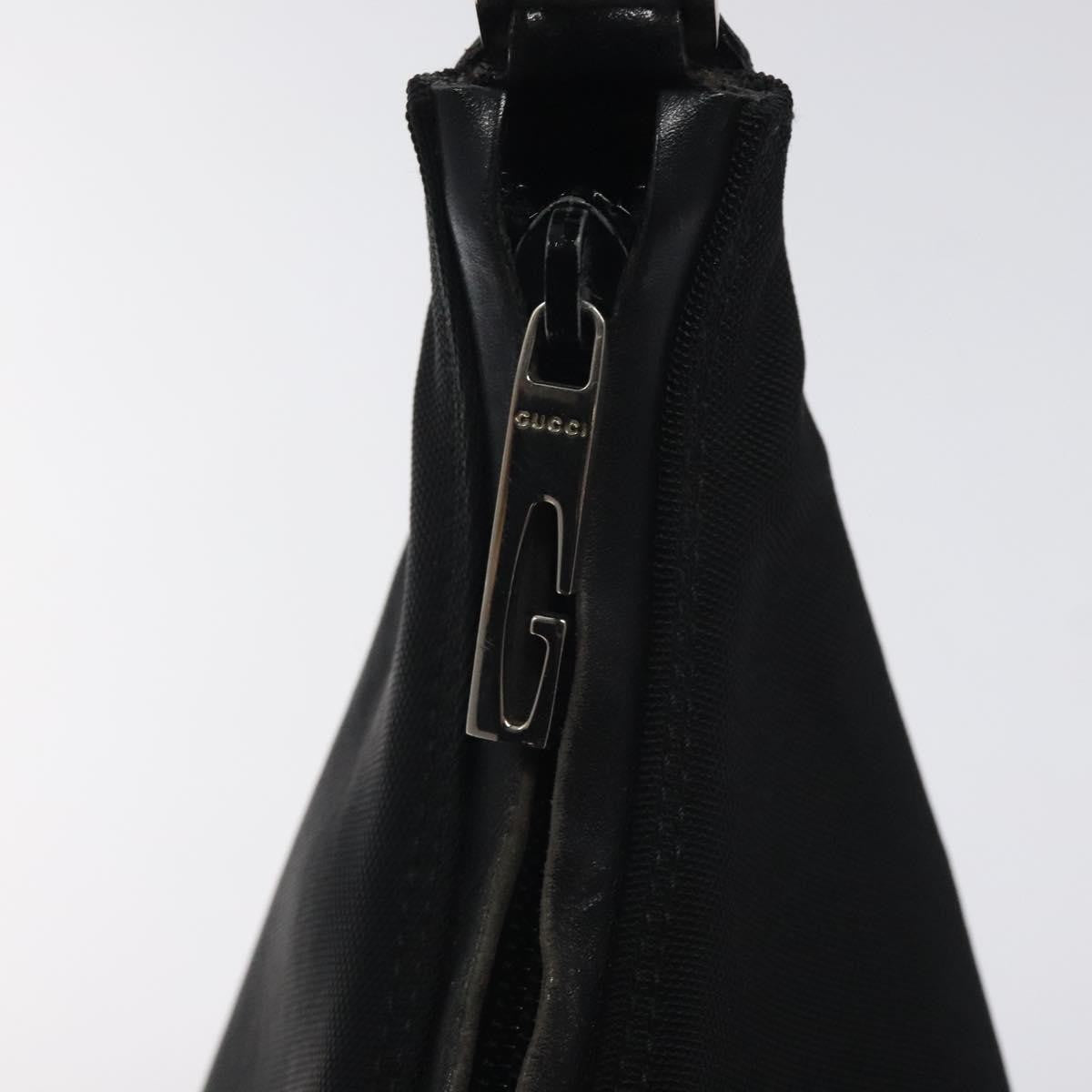 Gucci Zip Hobo Nylon, BLACK, NYLON, Shoulder bag