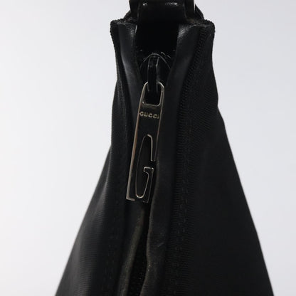 Gucci Zip Hobo Nylon, BLACK, NYLON, Shoulder bag