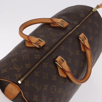 Louis Vuitton Speedy Handbag Monogram Canvas, Brown, Canvas, Handbag