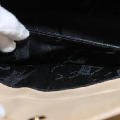 Salvatore Ferragamo Gancini Shoulder Bag Leather, BEIGE, LEATHER, Shoulder bag