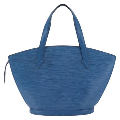 Louis Vuitton Saint Jacques Handbag Epi Leather, BLUE, LEATHER, Handbag