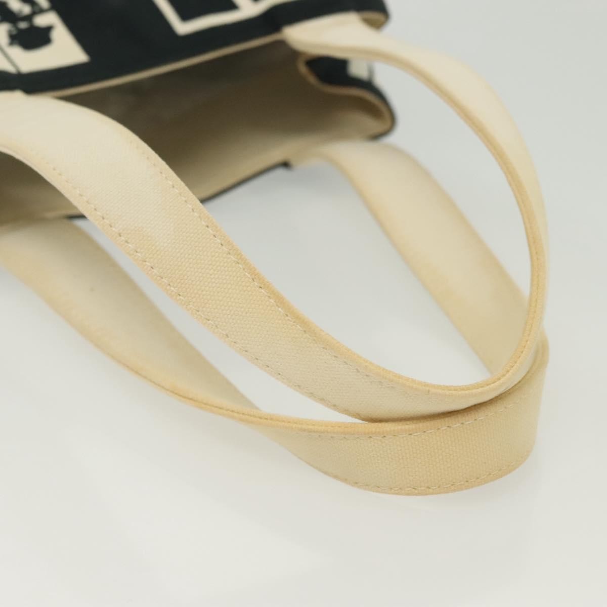 Chanel Coco Window Tote Printed Canvas, BLACK, CANVAS, Tote bag