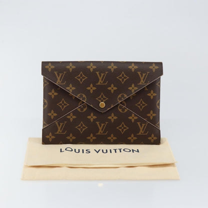 Louis Vuitton Kirigami Pochette Monogram Canvas, BROWN, CANVAS, Clutche & pouche