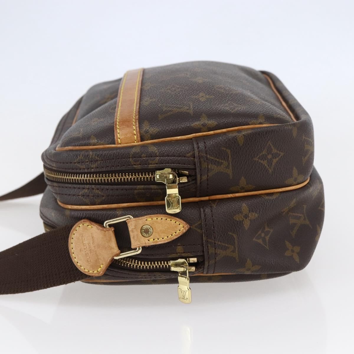 Louis Vuitton Reporter Bag Monogram Canvas, BROWN, CANVAS, Crossbody bag