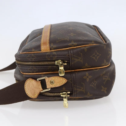 Louis Vuitton Reporter Bag Monogram Canvas, BROWN, CANVAS, Crossbody bag