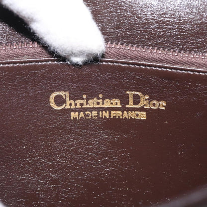 Christian Dior Vintage CD Flap Shoulder Bag Canvas, BROWN, CANVAS, Shoulder bag