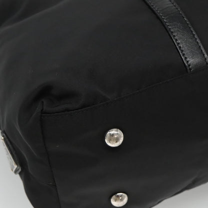 Prada Vintage Handbag Tessuto, BLACK, NYLON, Handbag