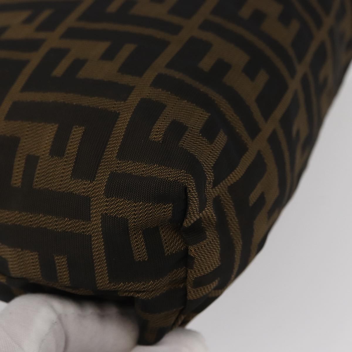 Fendi Logo Zucca Clutch PVC Leather, BLACK, CANVAS, Clutche & pouche