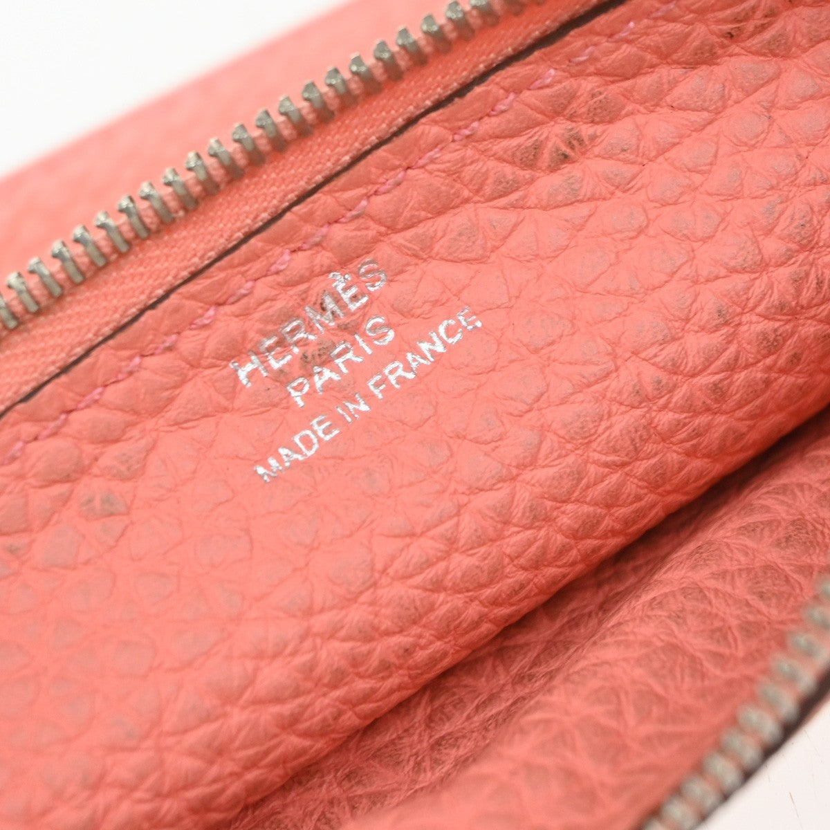 Hermes Dogon Duo Combined Wallet Leather, ORANGE, LEATHER, Wallets