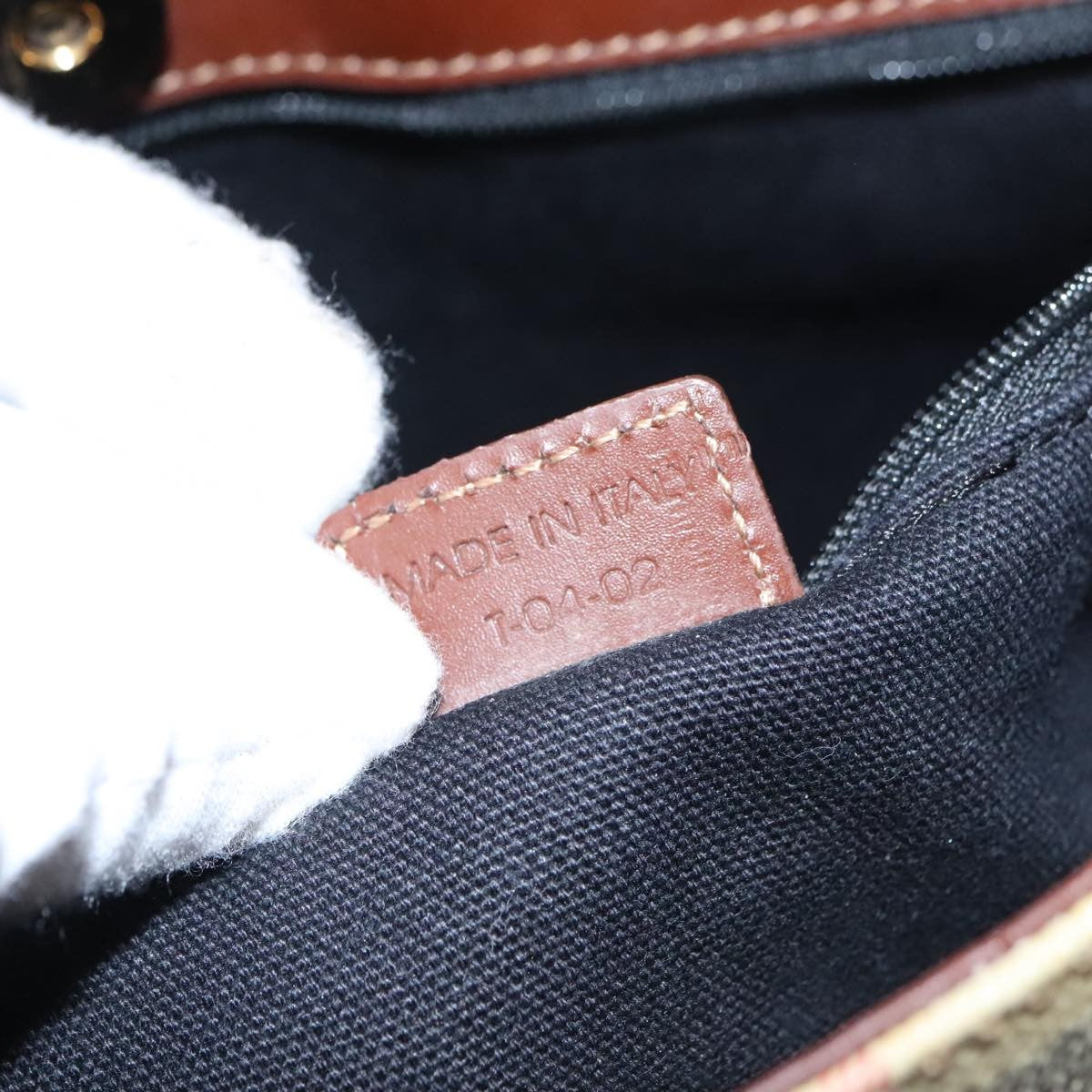 Burberry Top Handle Tote Haymarket Coated Canvas, BEIGE, CANVAS, Tote bag