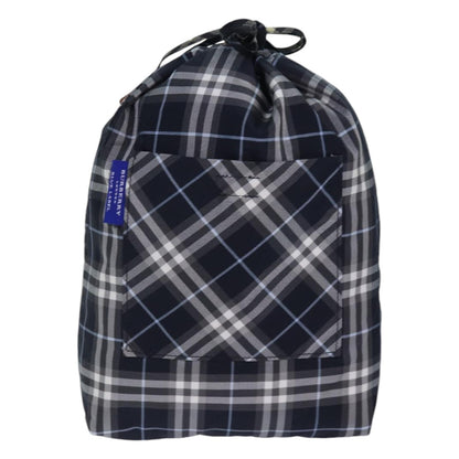 Burberry Nova Check Blue Label Nylon, Black, Nylon, Clutch