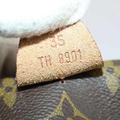 Louis Vuitton Sac Souple Handbag Monogram Canvas, BROWN, CANVAS, Travel bag
