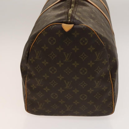 Louis Vuitton Keepall Bag Monogram Canvas, BROWN, CANVAS, Travel bag