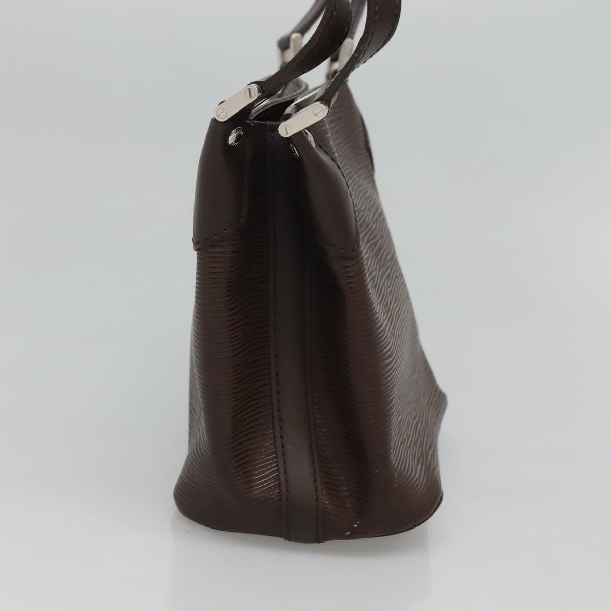 Louis Vuitton Mandara Handbag Epi Leather, BROWN, LEATHER, Shoulder bag