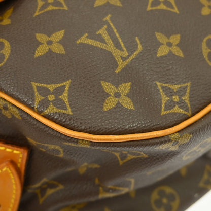 Louis Vuitton Saumur Handbag Monogram Canvas, Brown, Canvas, Shoulder Bag