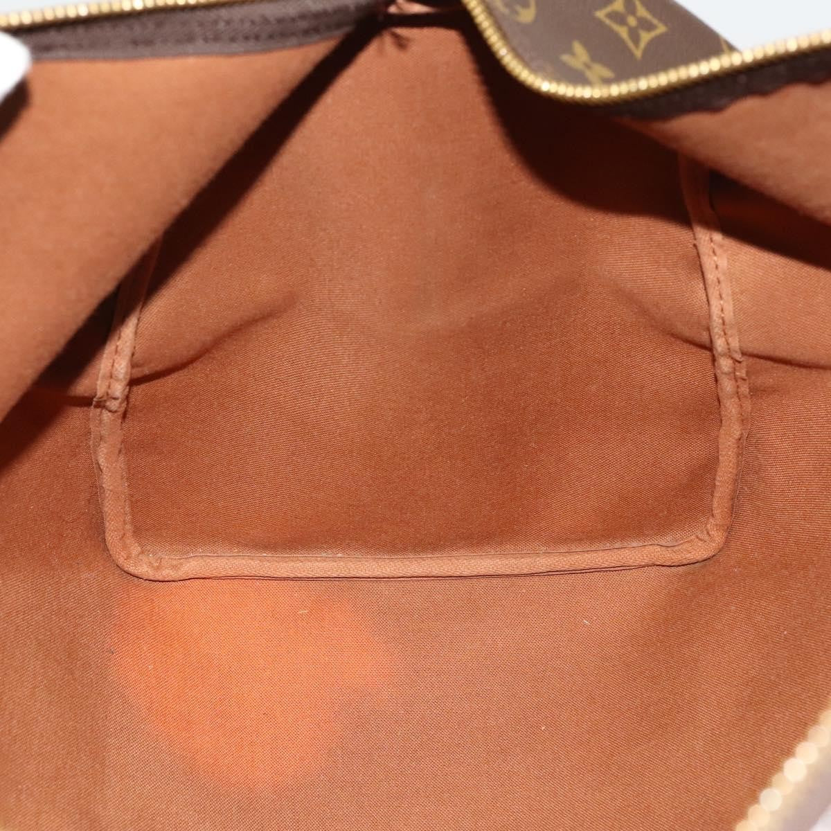 Louis Vuitton Keepall Bag Monogram Canvas, BROWN, CANVAS, Travel bag