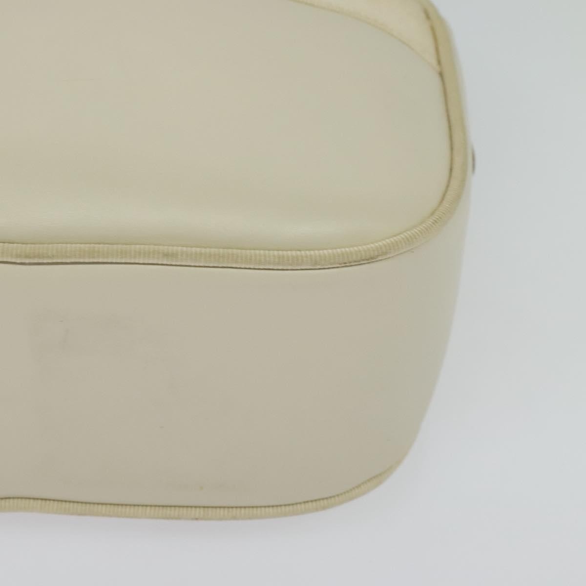 Salvatore Ferragamo Vala Shoulder Bag Leather, WHITE, LEATHER, Shoulder bag