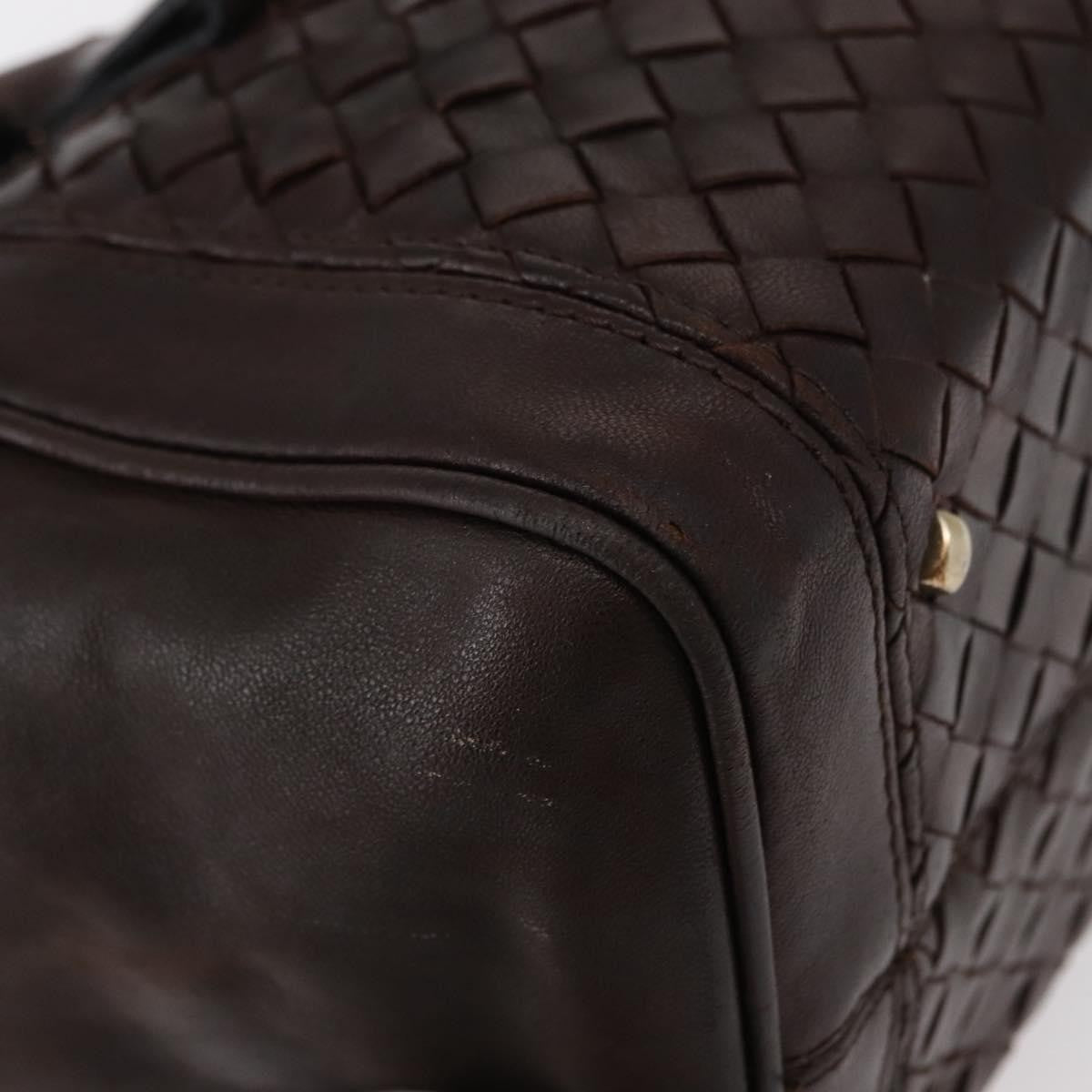 Bottega Veneta Intrecciato Handbag Leather, BROWN, LEATHER, Handbag