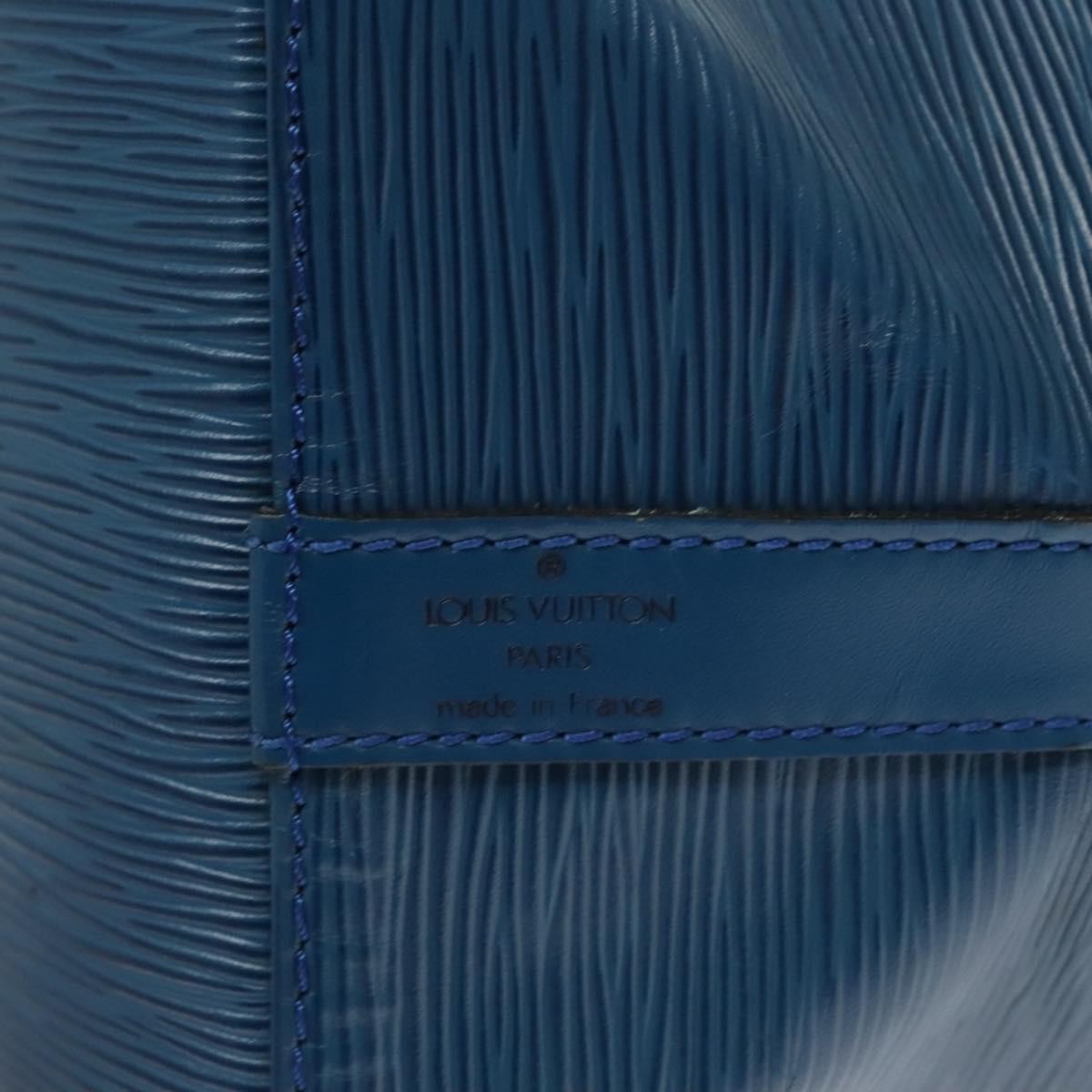 Louis Vuitton Petit Noe Handbag Epi Leather, BLUE, LEATHER, Handbag