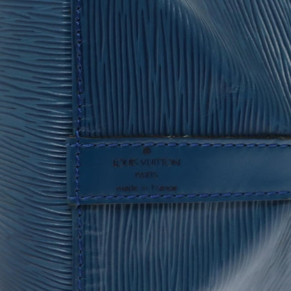Louis Vuitton Petit Noe Handbag Epi Leather, BLUE, LEATHER, Handbag