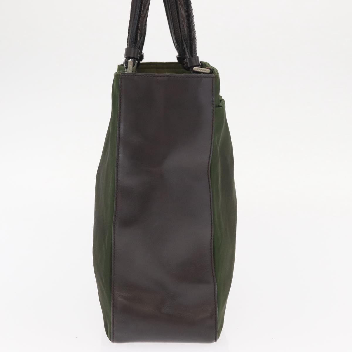 Prada Vintage Handbag Tessuto, KHAKI, NYLON, Handbag