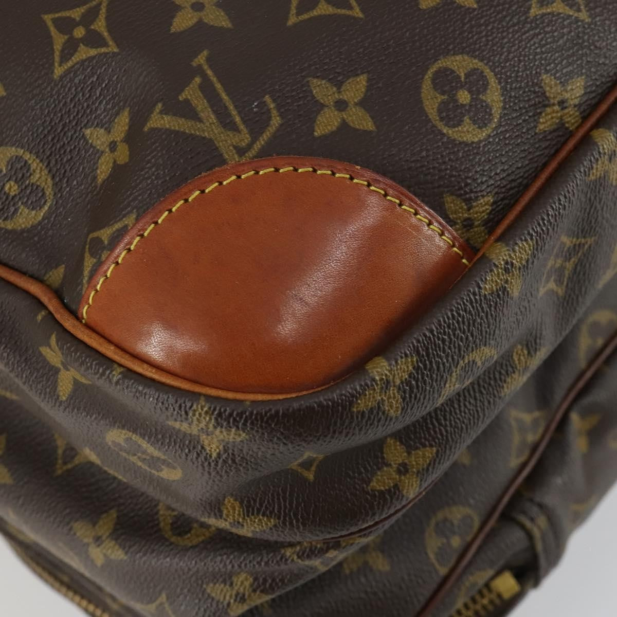 Louis Vuitton Sac Trois Poches Handbag Monogram Canvas, BROWN, CANVAS, Travel bag