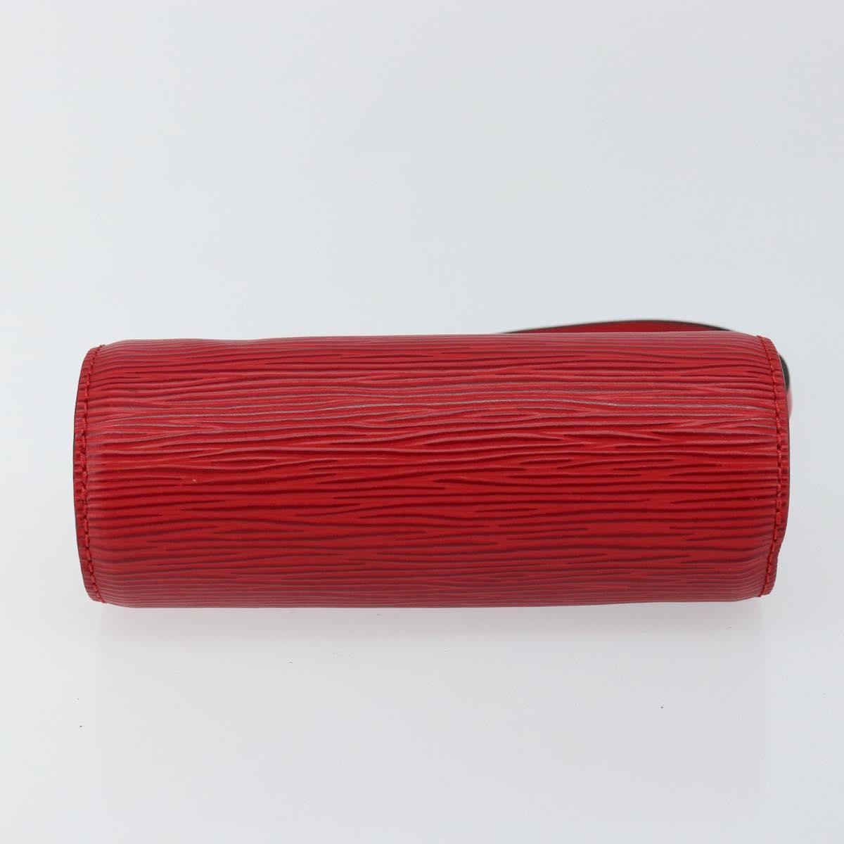 Louis Vuitton Soufflot Pochette Epi Leather, RED, LEATHER, Clutche & pouche