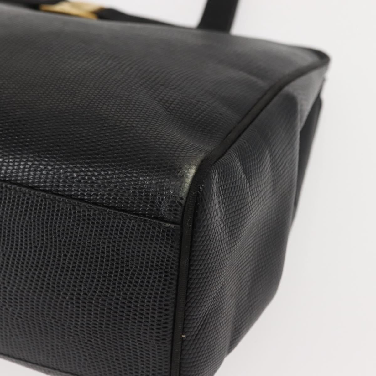 Salvatore Ferragamo Vala tote Leather, BLACK, LEATHER, Tote bag