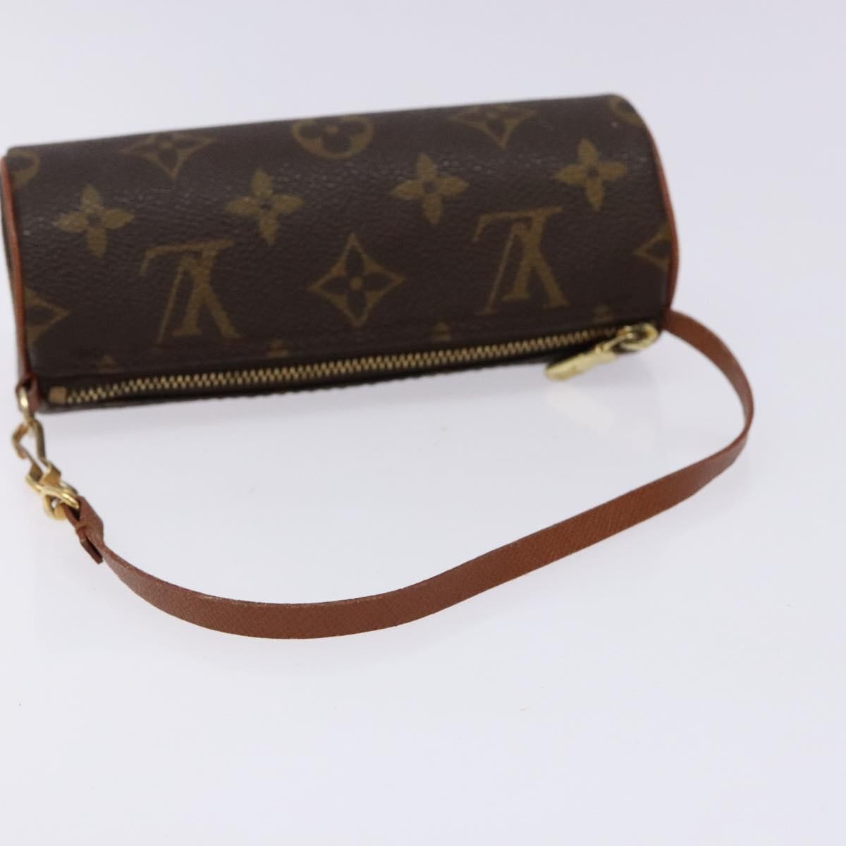 Louis Vuitton Papillon Pochette Monogram Canvas, BROWN, CANVAS, Handbag