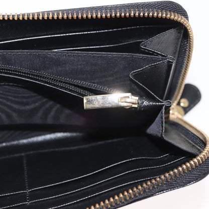 Salvatore Ferragamo Gancini Bifold Wallet Quilted Leather, BLACK, LEATHER, Wallets