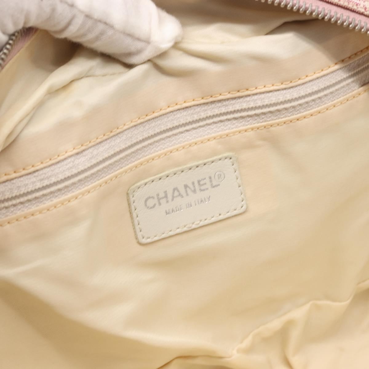 Chanel Travel Line Satchel Nylon, PINK, NYLON, Handbag