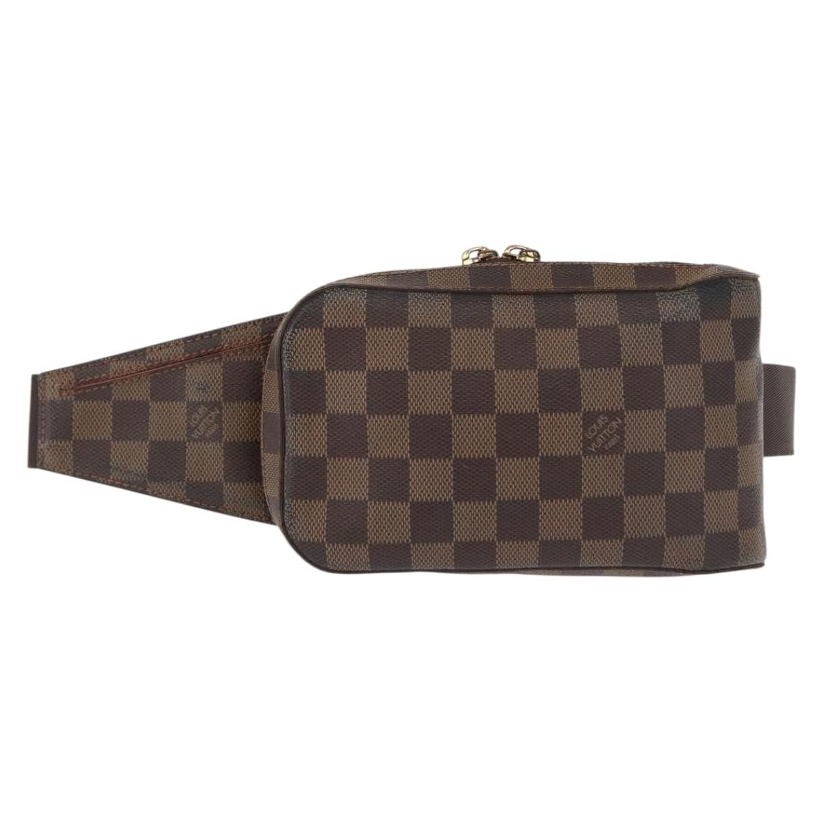 Louis Vuitton Geronimos Waist Bag Damier, BROWN, CANVAS, Shoulder bag