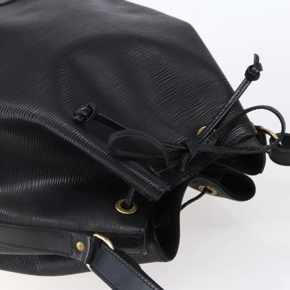 Louis Vuitton Noe Handbag Epi leather, BLACK, LEATHER, Shoulder bag