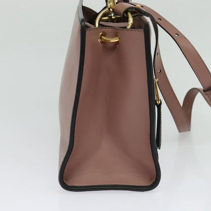 Fendi Runaway Bag Leather, PINK, LEATHER, Handbag