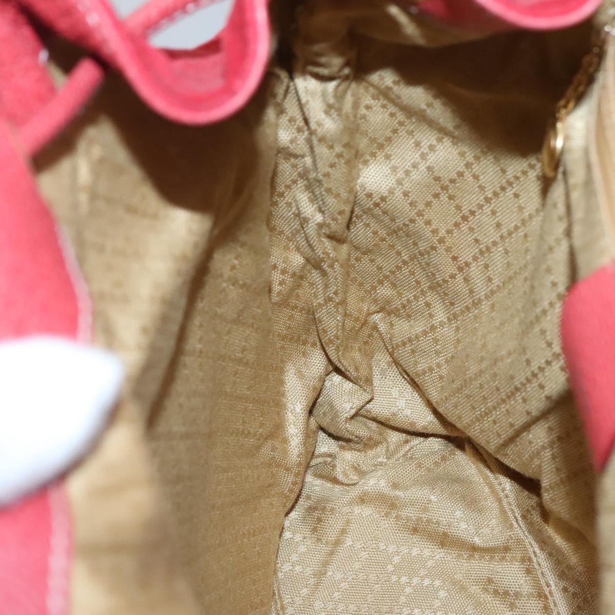 Gucci Bamboo Tassel Backpack Suede, RED, SUEDE, Backpack