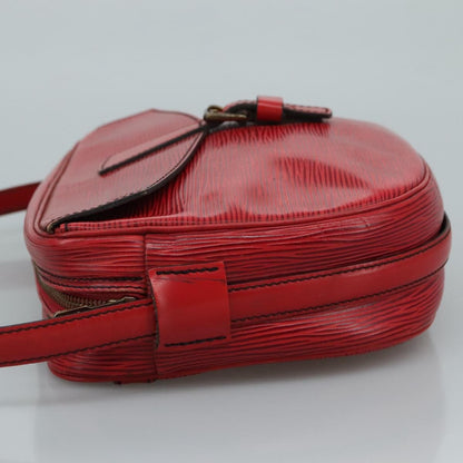 Louis Vuitton Jeune Fille Handbag Epi Leather, RED, LEATHER, Shoulder bag