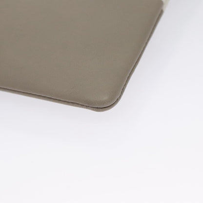 Celine Bicolor Solo Clutch Leather, GRAY, LEATHER, Clutche & pouche