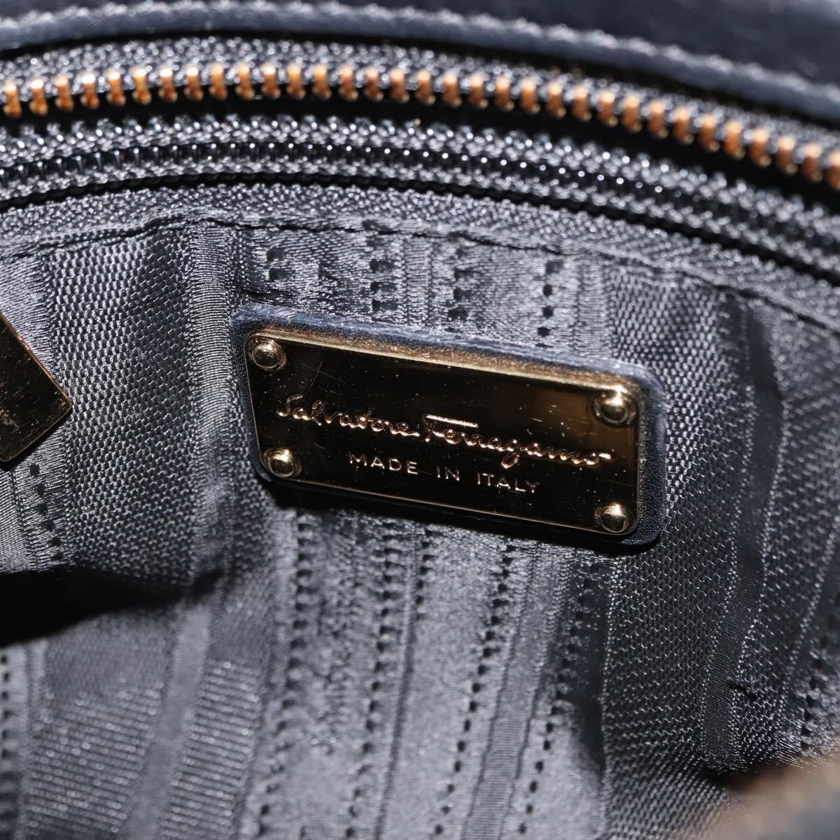 Salvatore Ferragamo Sofia Satchel Leather, BLACK, LEATHER, Handbag