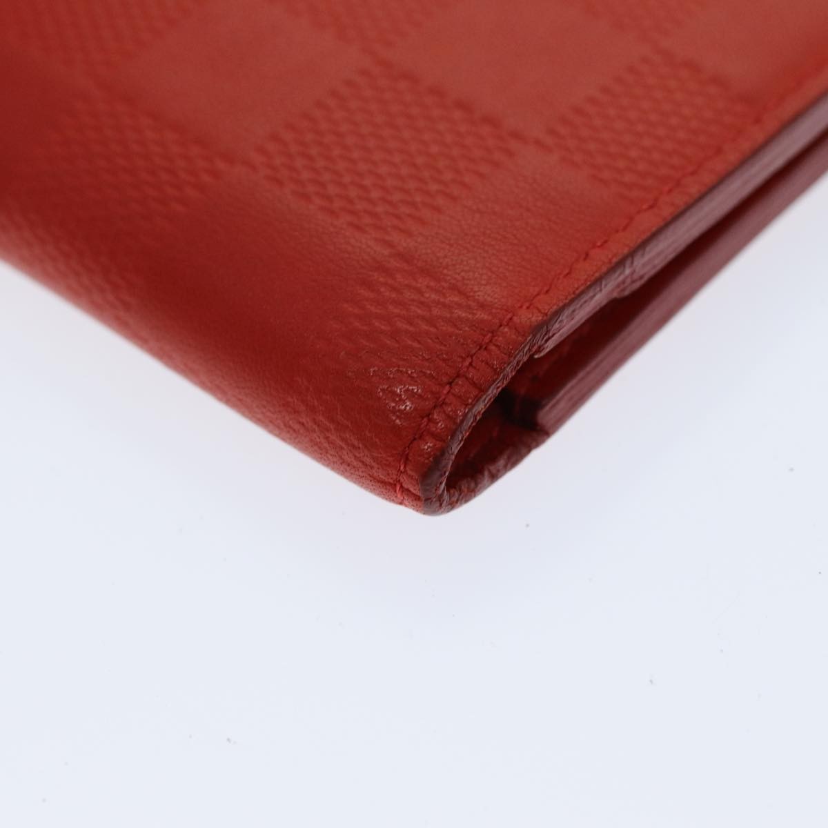 Louis Vuitton Infini Organiser Leather, Red, Leather, Wallet