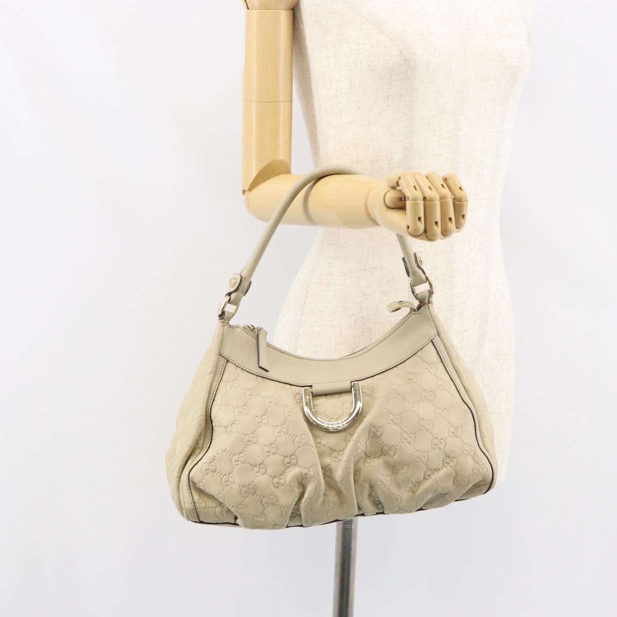 Gucci D-Ring Tote Guccissima Leather, BEIGE, LEATHER, Handbag