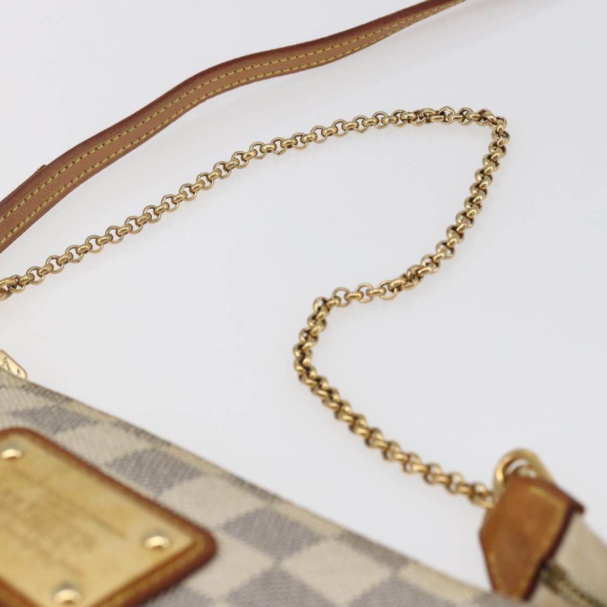 Louis Vuitton Eva Handbag Damier, WHITE, CANVAS, Handbag