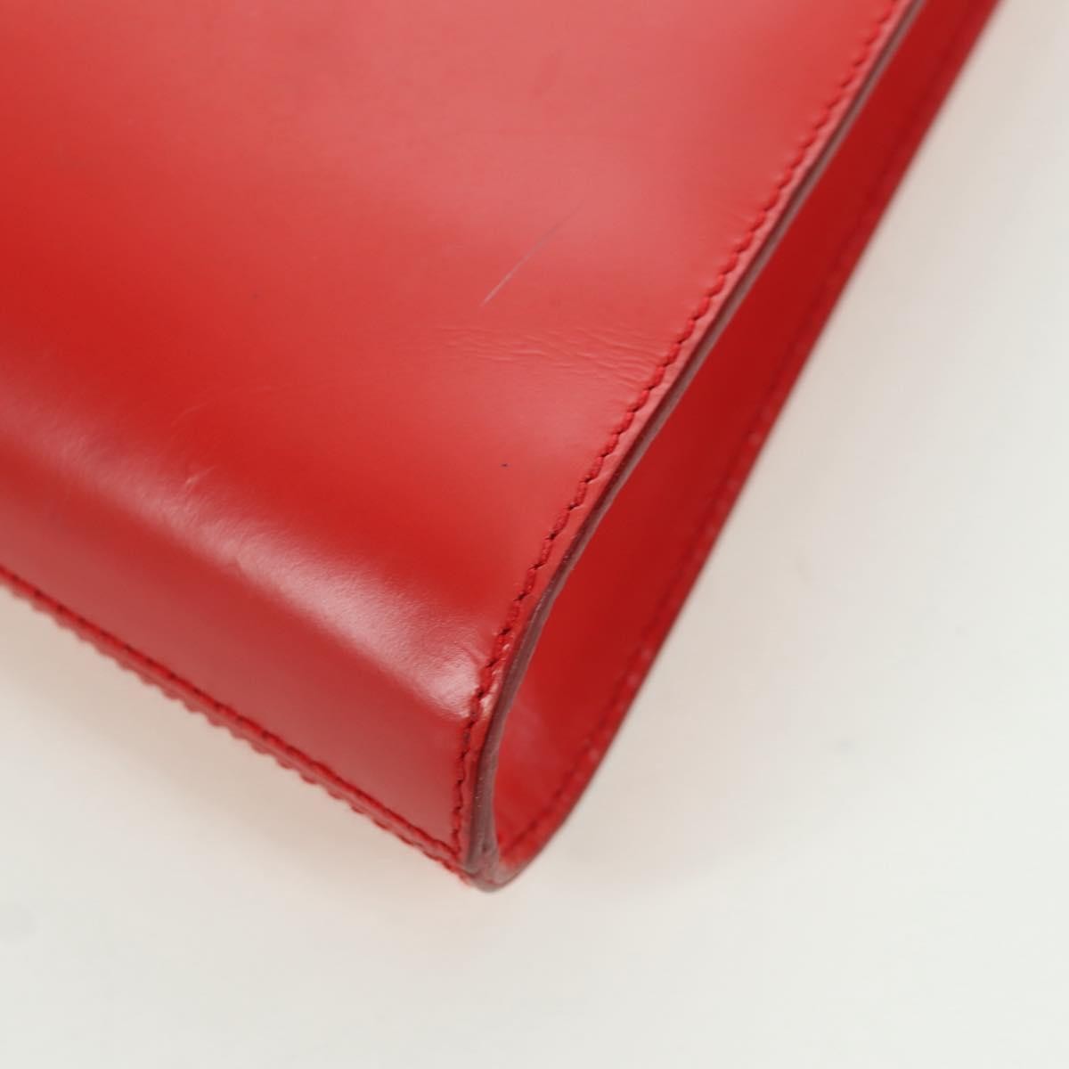 Salvatore Ferragamo Vintage Shoulder Bag Leather, Red, Leather, Shoulder Bag